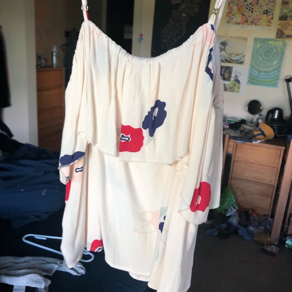 Rollas trendy ruffle floral tank top - Picture 6 of 6